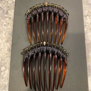 Colette Malouf set of 2 hair combs